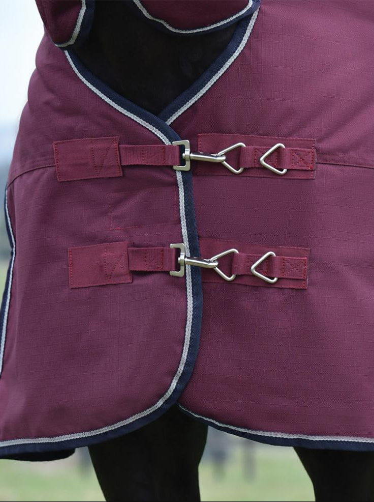 Weatherbeeta ComfiTec Essential Turnout Combo - Burgundy Navy Chest