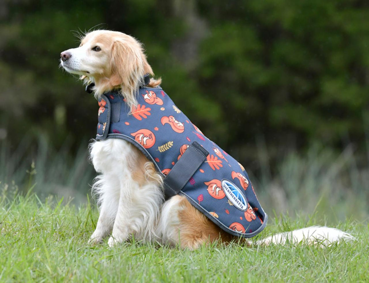 Weatherbeeta ComFiTec Premier Free Parka Dog Coat - Squirrel Print