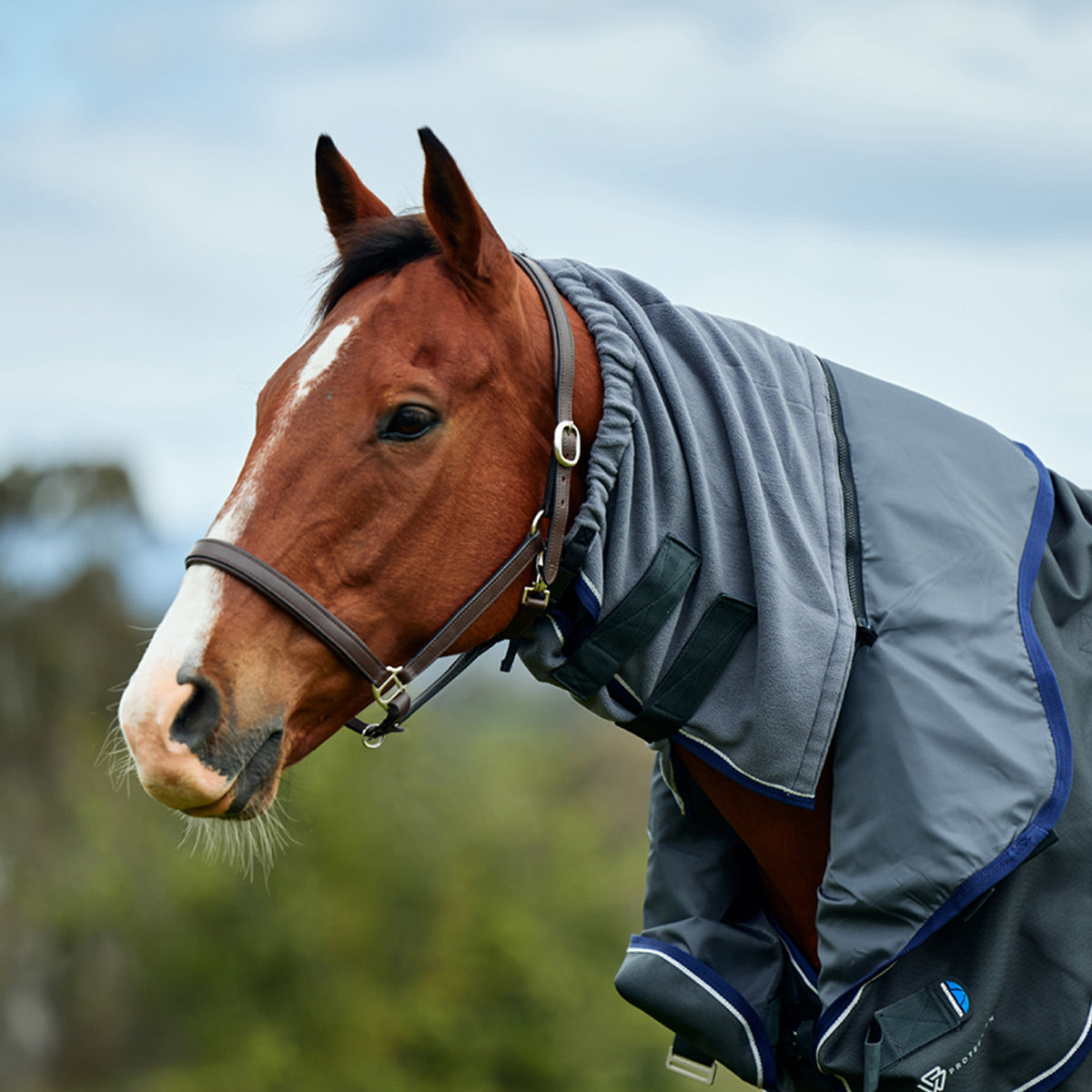 Weatherbeeta ComFiTec Ultra Turnout Detach-A-Neck - Charcoal Cosy Guard