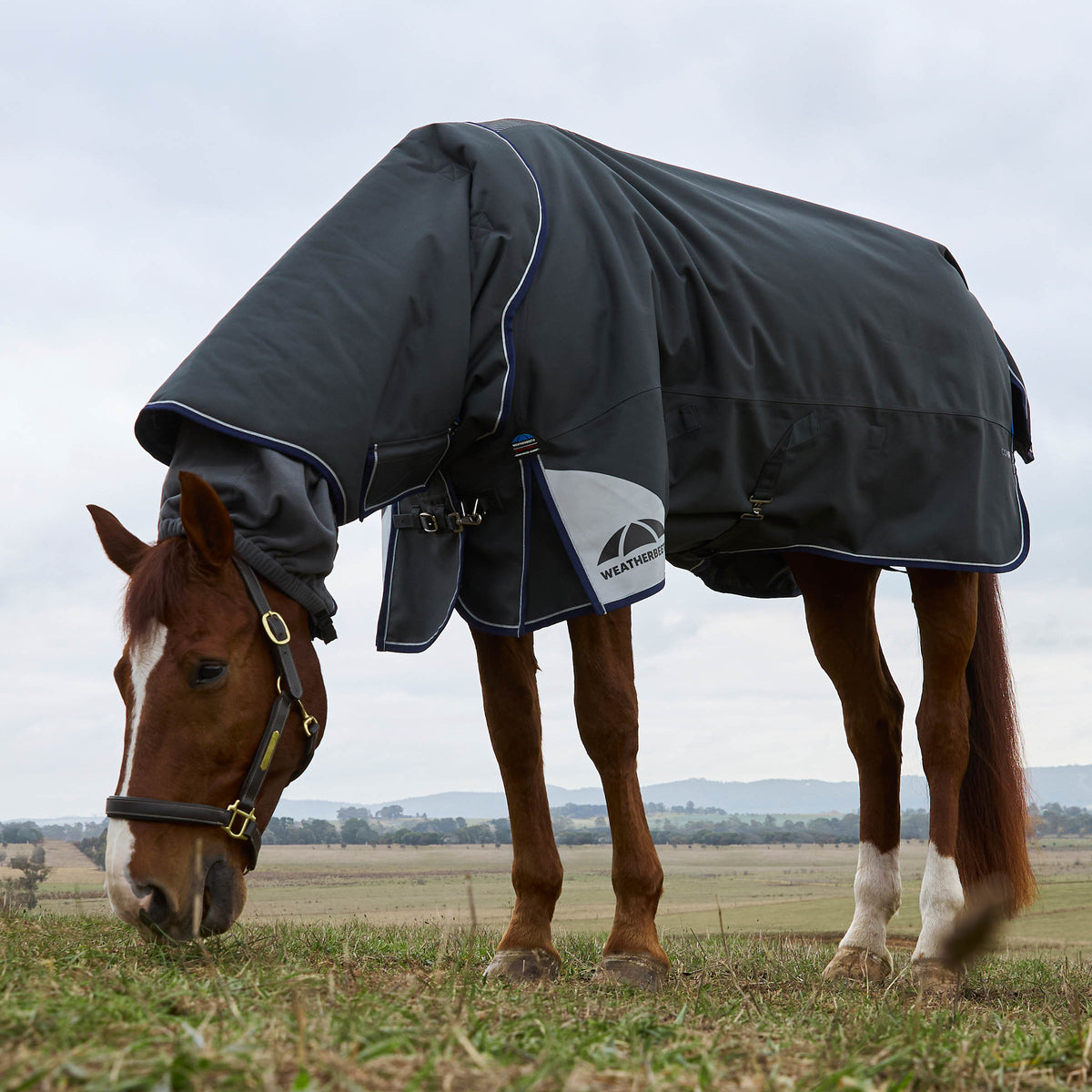 Weatherbeeta ComFiTec Ultra Turnout Detach-A-Neck - Charcoal Grazing