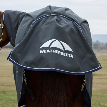 Weatherbeeta ComFiTec Ultra Turnout Detach-A-Neck - Charcoal Tail Flap