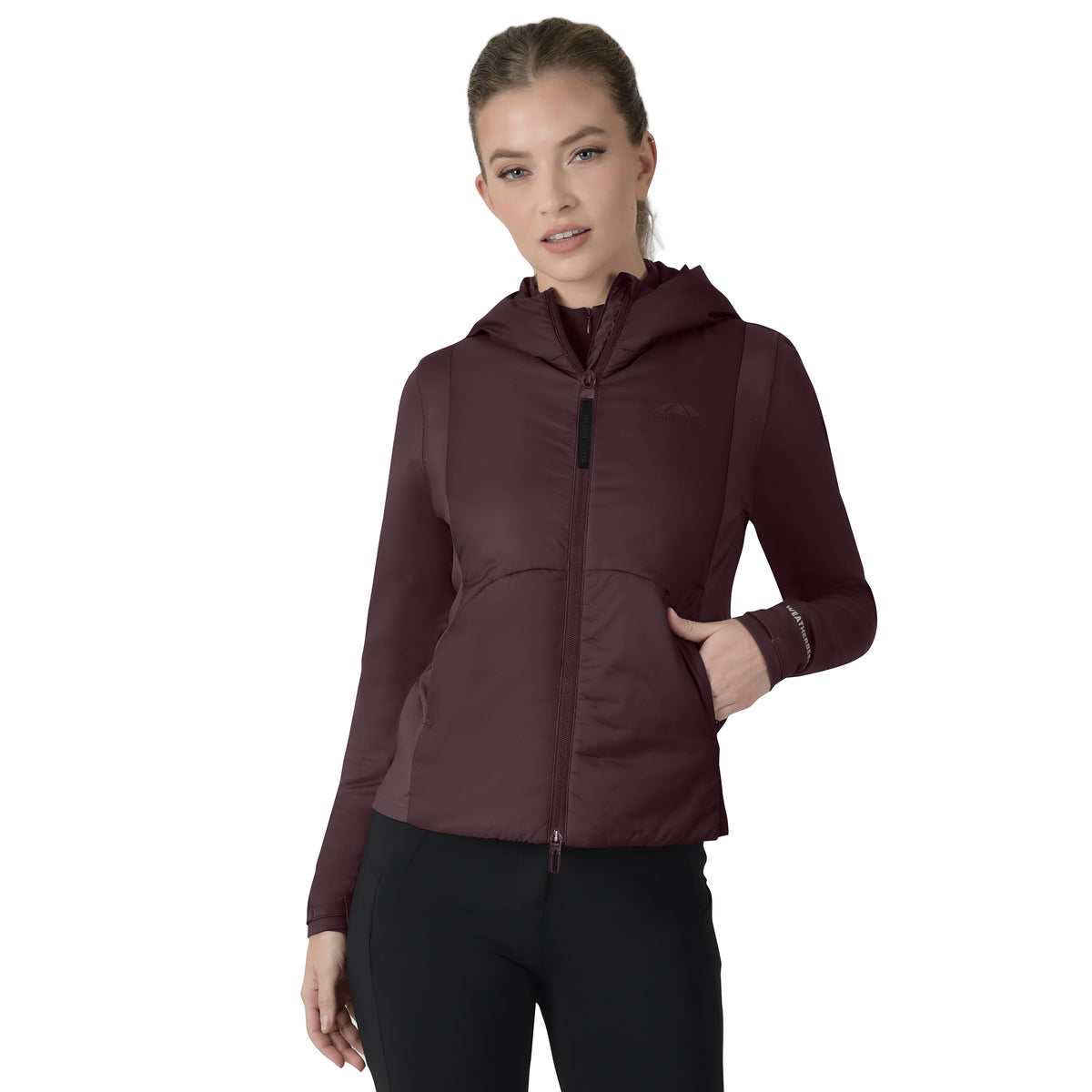 Weatherbeeta Hybrid Padded Jacket - Mulberry