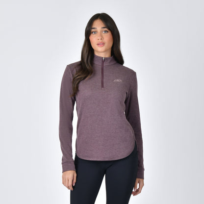 Weatherbeeta London Layer Long Sleeve Top - Mulberry Marle