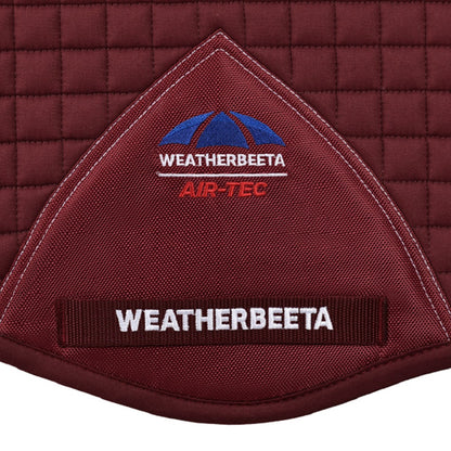 Weatherbeeta Prime Air-Tec All Purpose Saddle Pad - Burgundy Girth
