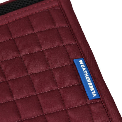 Weatherbeeta Prime Air-Tec All Purpose Saddle Pad - Burgundy Logo