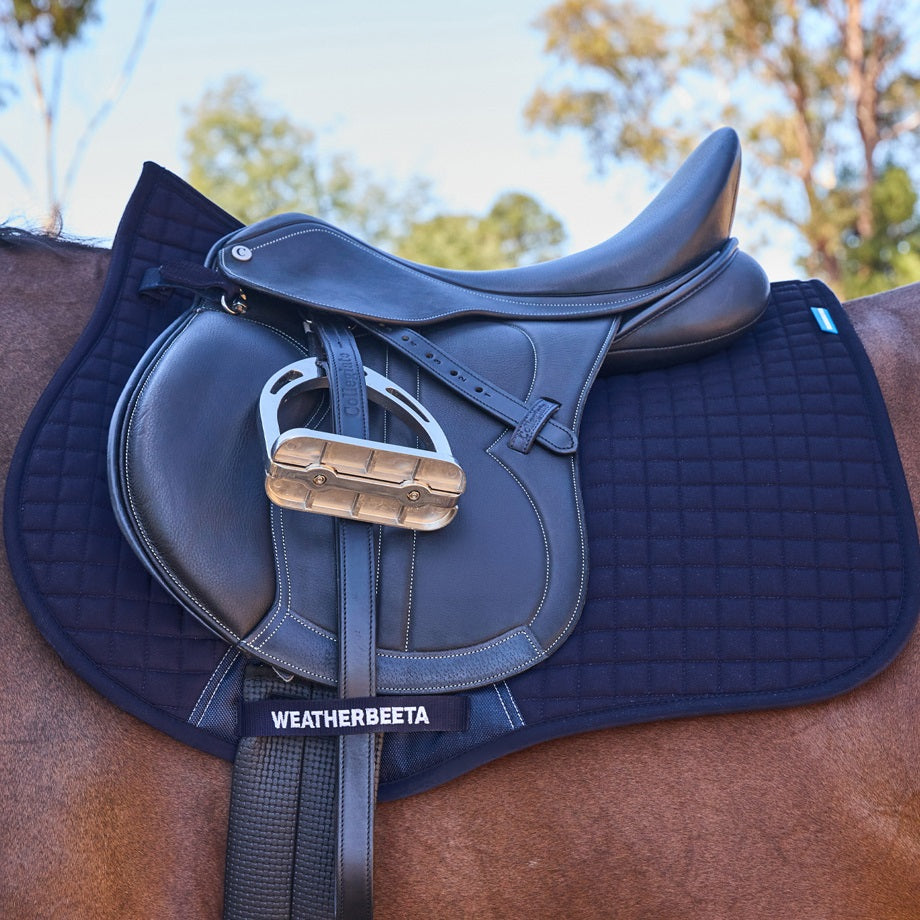 Weatherbeeta Prime Air-Tec All Purpose Saddle Pad - Navy Side