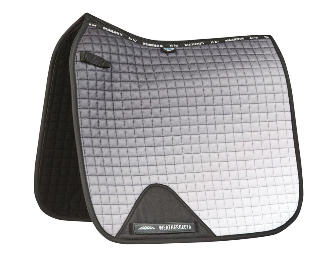 Weatherbeeta Prime Ombre Dressage Saddle Pad - Grey