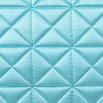 Weatherbeeta Satin Luxe Air-Tec Dressage Saddle Saddle Pad - Aqua Fabric