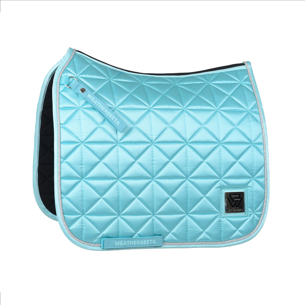 Weatherbeeta Satin Luxe Air-Tec Dressage Saddle Saddle Pad - Aqua