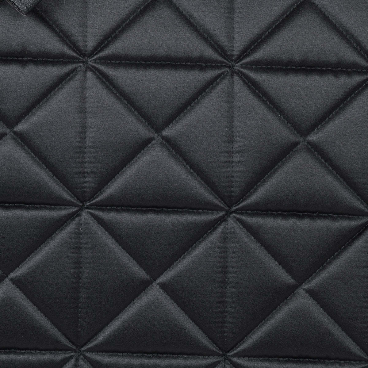 Weatherbeeta Satin Luxe Air-Tec Dressage Saddle Saddle Pad - Black Fabric