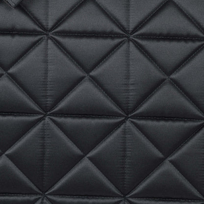 Weatherbeeta Satin Luxe Air-Tec Dressage Saddle Saddle Pad - Black Fabric