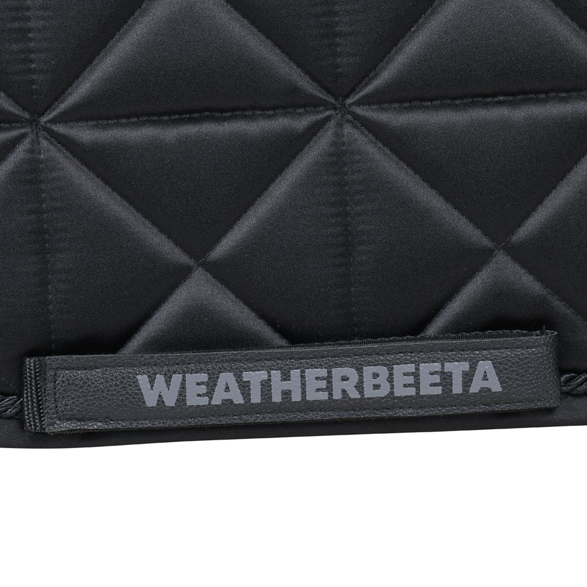 Weatherbeeta Satin Luxe Air-Tec Dressage Saddle Saddle Pad - Black Girth