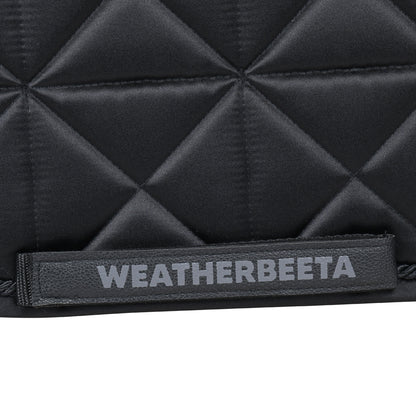 Weatherbeeta Satin Luxe Air-Tec Dressage Saddle Saddle Pad - Black Girth