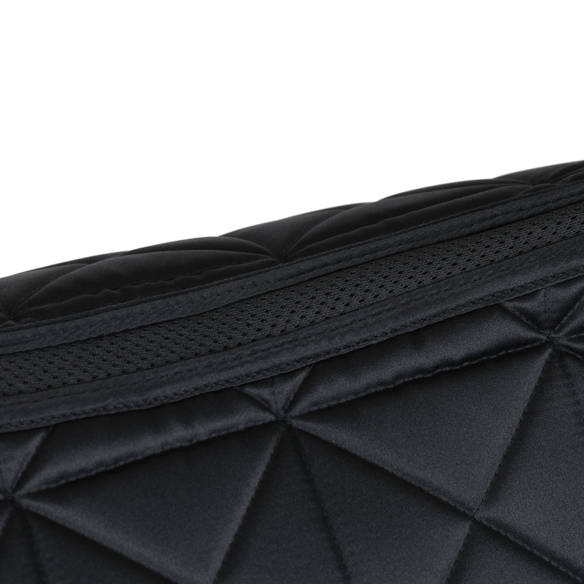 Weatherbeeta Satin Luxe Air-Tec Dressage Saddle Saddle Pad - Black Strap