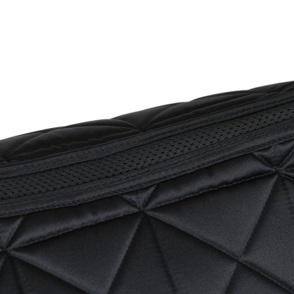 Weatherbeeta Satin Luxe Air-Tec Dressage Saddle Saddle Pad - Black Strap