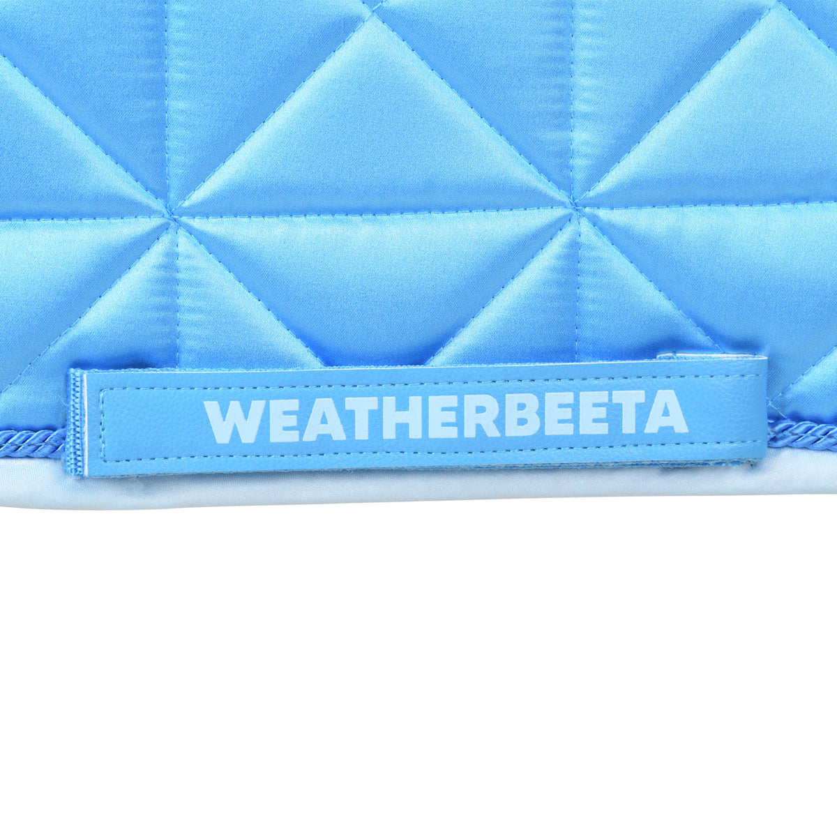 Weatherbeeta Satin Luxe Air-Tec Dressage Saddle Saddle Pad - Bright Blue Girth