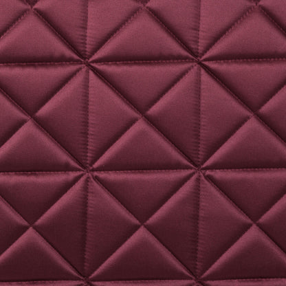 Weatherbeeta Satin Luxe Air-Tec Dressage Saddle Saddle Pad - Burgundy Fabric