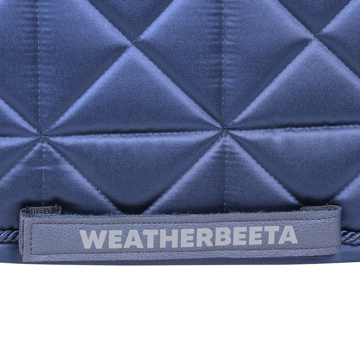 Weatherbeeta Satin Luxe Air-Tec Dressage Saddle Saddle Pad - Navy Girth