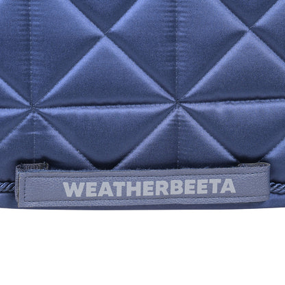 Weatherbeeta Satin Luxe Air-Tec Dressage Saddle Saddle Pad - Navy Girth