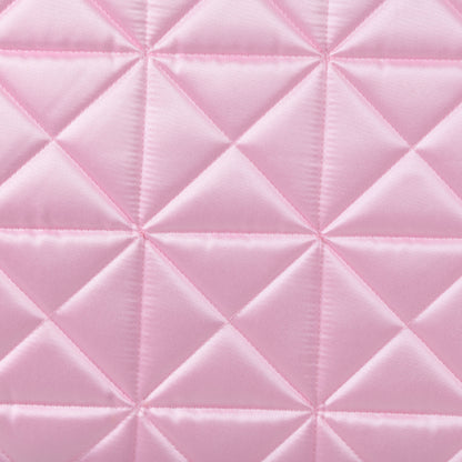 Weatherbeeta Satin Luxe Air-Tec Dressage Saddle Saddle Pad - Soft Pink Fabric