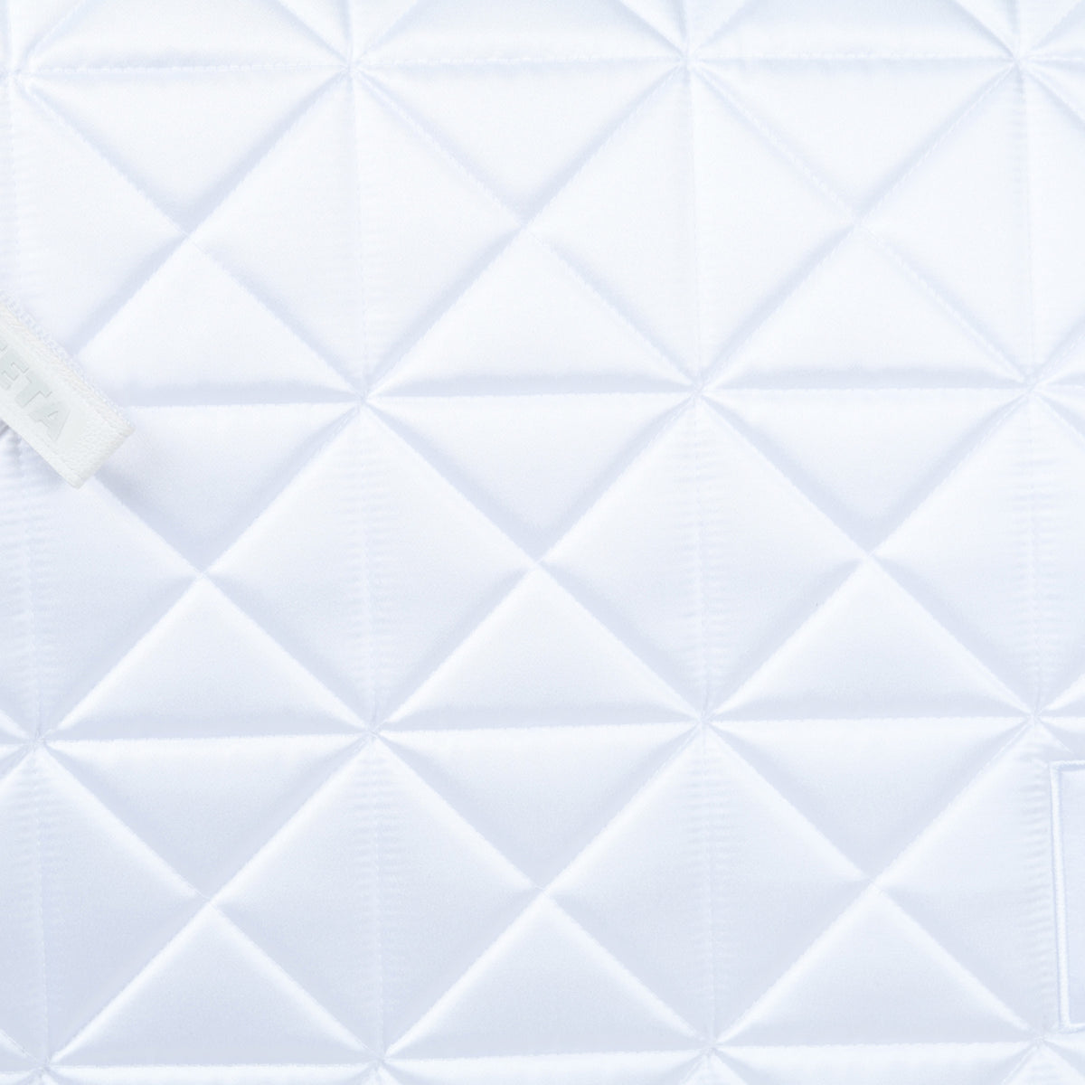 Weatherbeeta Satin Luxe Air-Tec Dressage Saddle Saddle Pad - White Fabric