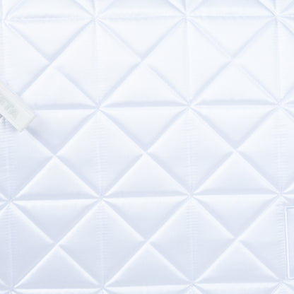 Weatherbeeta Satin Luxe Air-Tec Dressage Saddle Saddle Pad - White Fabric