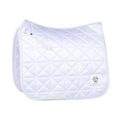 Weatherbeeta Satin Luxe Air-Tec Dressage Saddle Saddle Pad - White