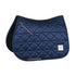 Weatherbeeta Satin Luxe Air-Tec Euro Jump Shaped Saddle Pad - Navy