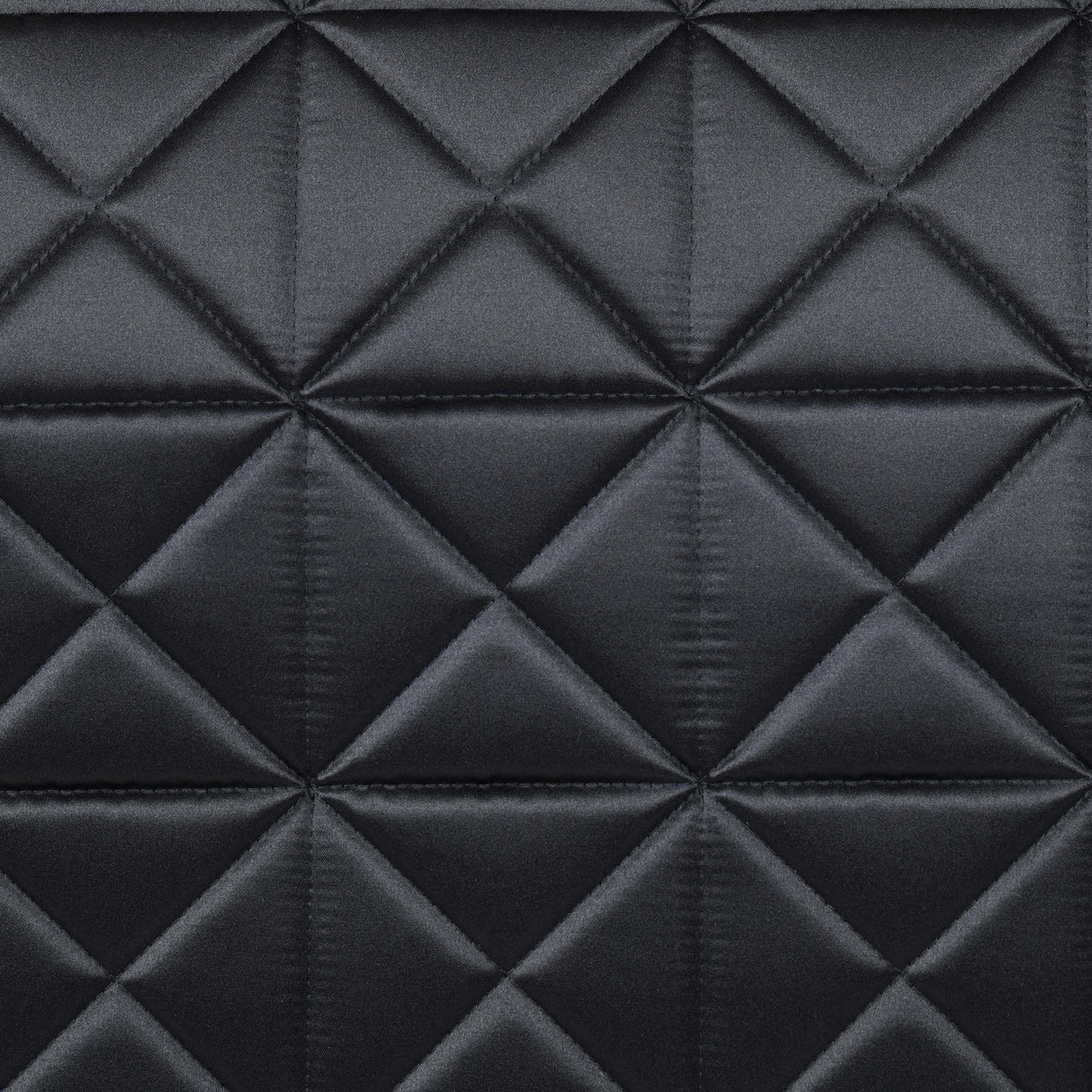 Black - satin fabric detail