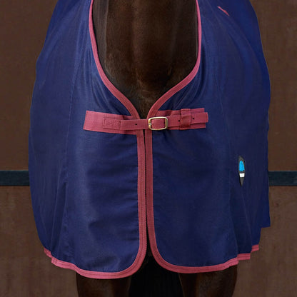 Weatherbeeta Show Sheet Standard Neck - Navy Burgundy Chest