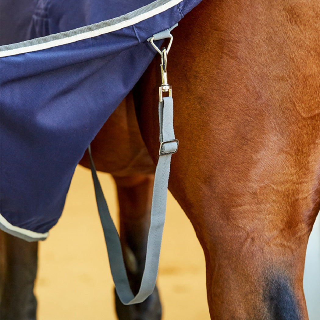 Weatherbeeta Show Sheet Standard Neck - Navy Grey Leg