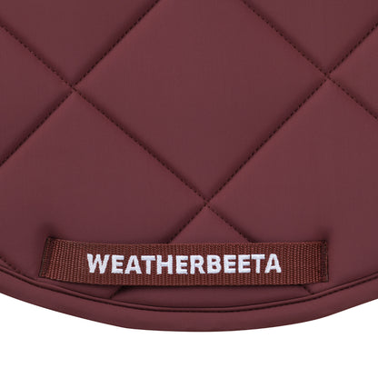 Weatherbeeta Soft Shell Pro 3D Air-Tec All Purpose Saddle Pad - Burgundy Girth