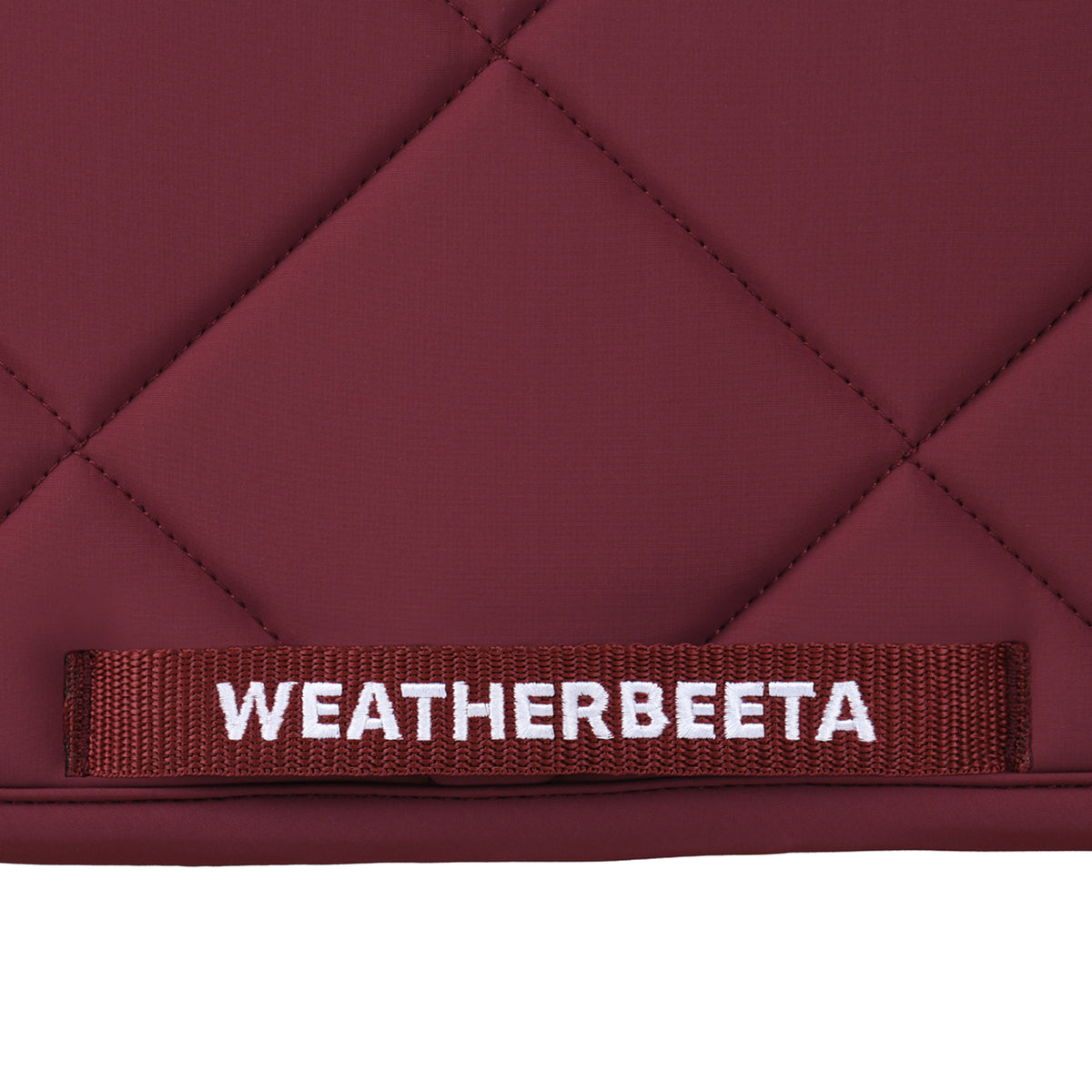 Weatherbeeta Soft Shell Pro 3D Air-Tec Dressage Saddle Pad - Burgundy Girth