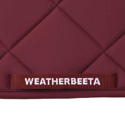 Weatherbeeta Soft Shell Pro 3D Air-Tec Dressage Saddle Pad - Burgundy Girth