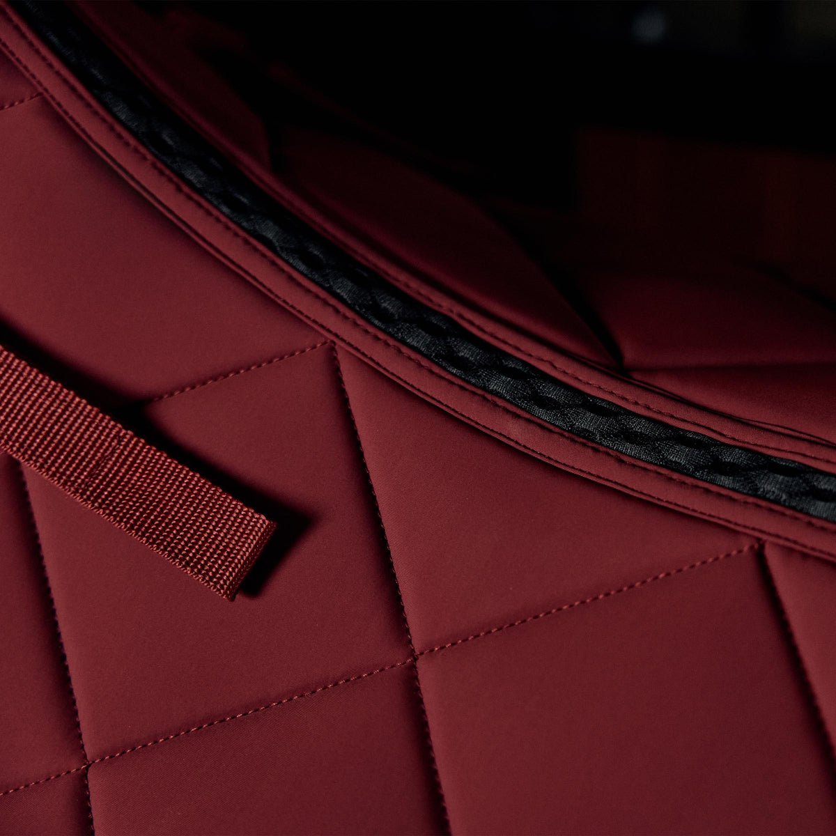 Weatherbeeta Soft Shell Pro 3D Air-Tec Dressage Saddle Pad - Burgundy Lifestyle