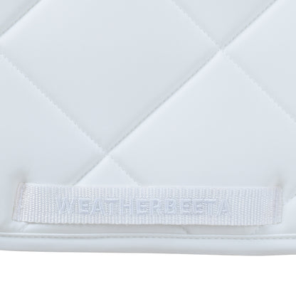 Weatherbeeta Soft Shell Pro 3D Air-Tec Dressage Saddle Pad - White Girth