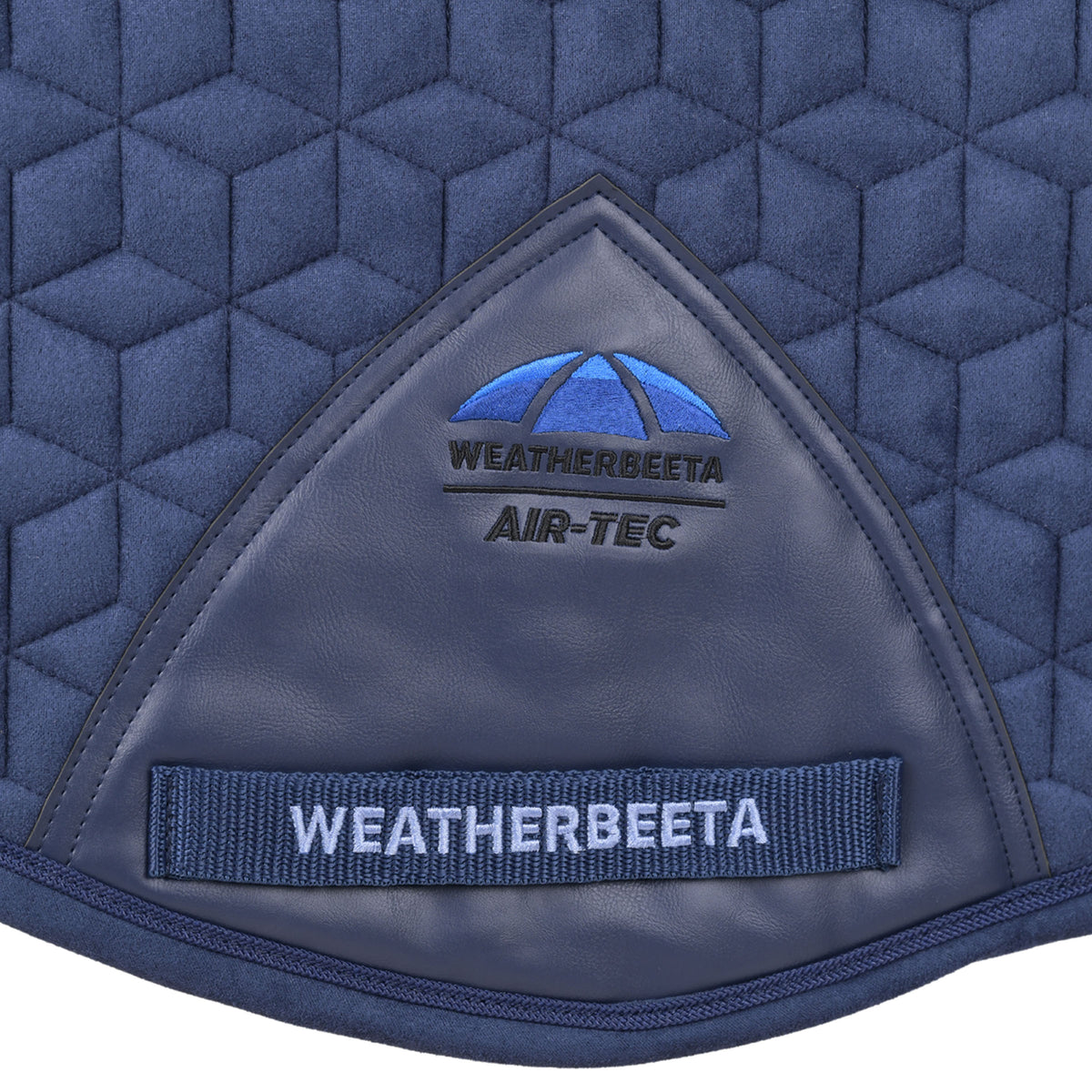 Weatherbeeta Suede Elite Air-Tec All Purpose Saddle Pad - Navy Girth
