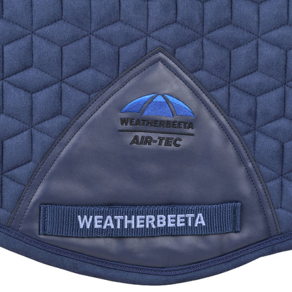 Weatherbeeta Suede Elite Air-Tec All Purpose Saddle Pad - Navy Girth