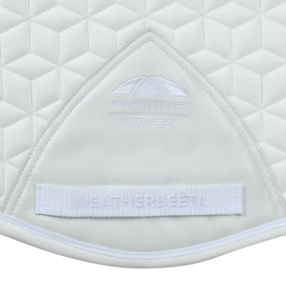 Weatherbeeta Suede Elite Air-Tec All Purpose Saddle Pad - White Girth