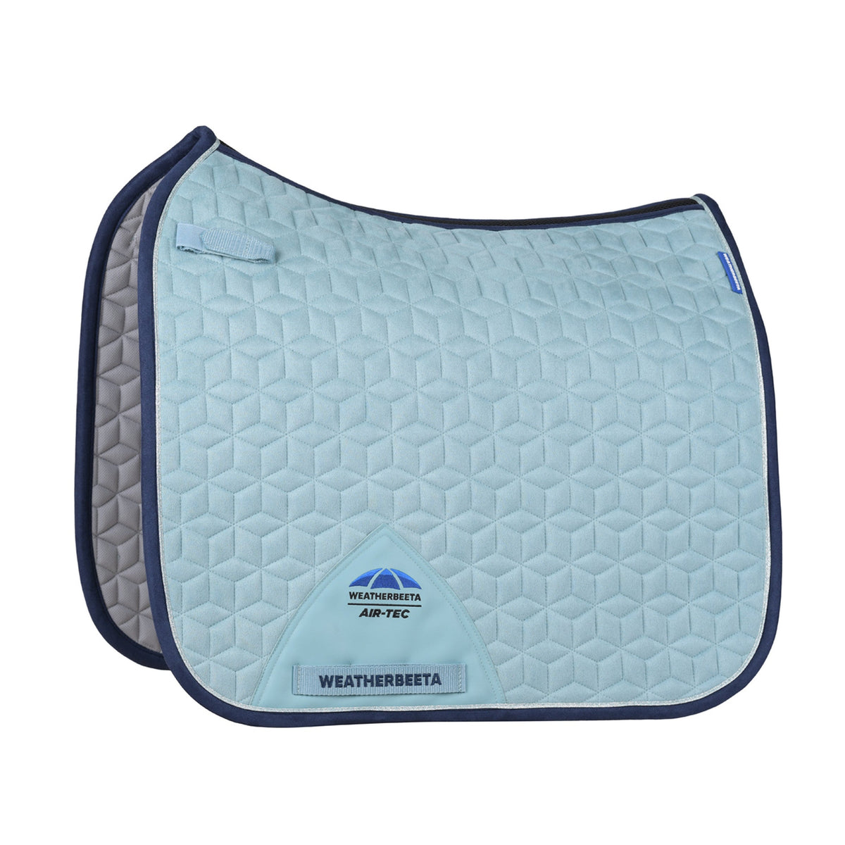 Weatherbeeta Suede Elite Air-Tec Dressage Saddle Pad - Aqua
