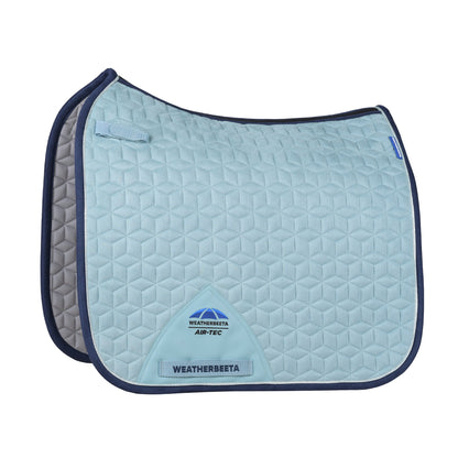 Weatherbeeta Suede Elite Air-Tec Dressage Saddle Pad - Aqua