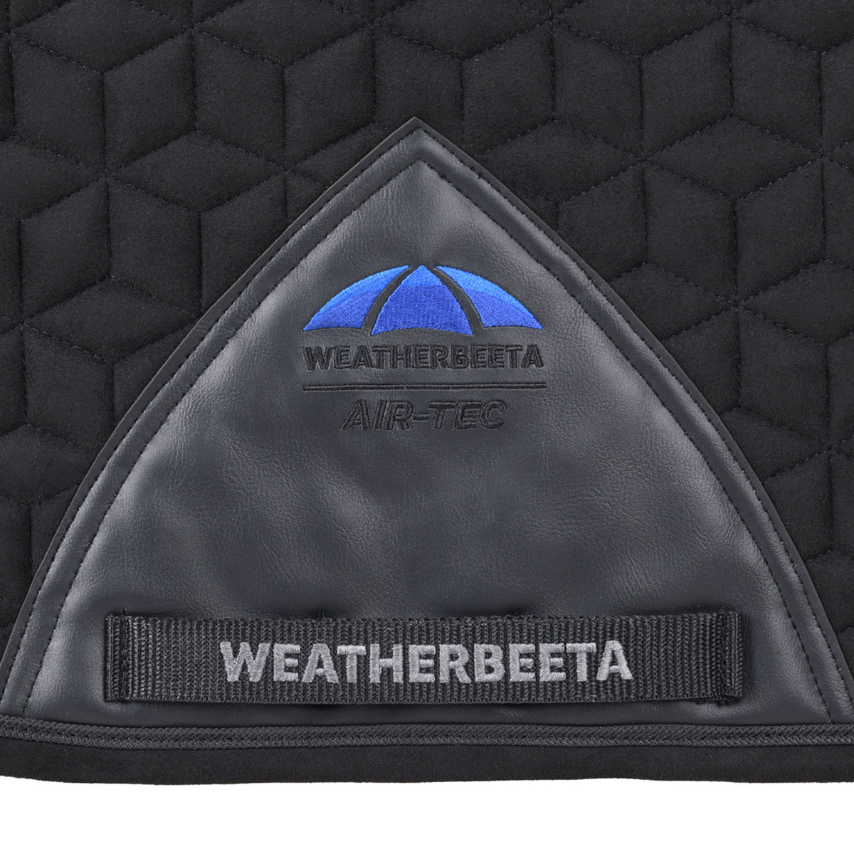 Weatherbeeta Suede Elite Air-Tec Dressage Saddle Pad - Black Girth