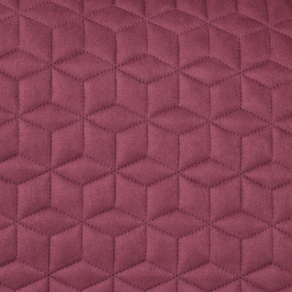 Weatherbeeta Suede Elite Air-Tec Dressage Saddle Pad - Burgundy Fabric