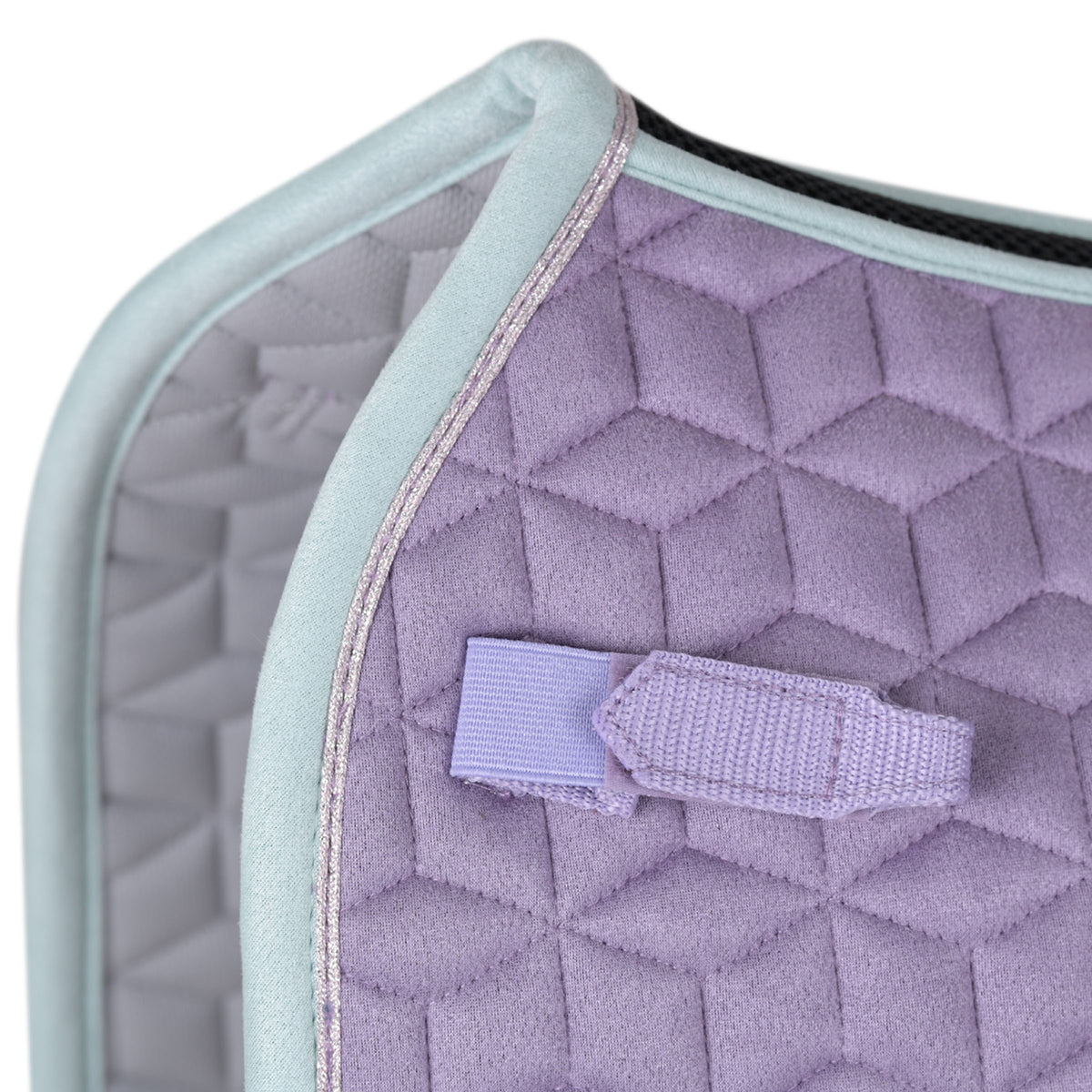Weatherbeeta Suede Elite Air-Tec Dressage Saddle Pad - Soft Lilac D-ring