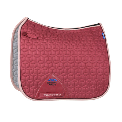 Weatherbeeta Suede Elite Air-Tec Dressage Saddle Pad - Wine Plum