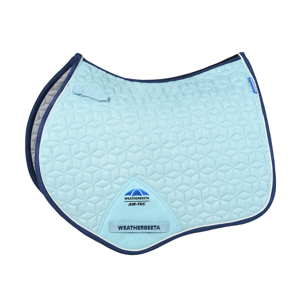 Weatherbeeta Suede Elite Air-Tec Jump Saddle Pad - Aqua