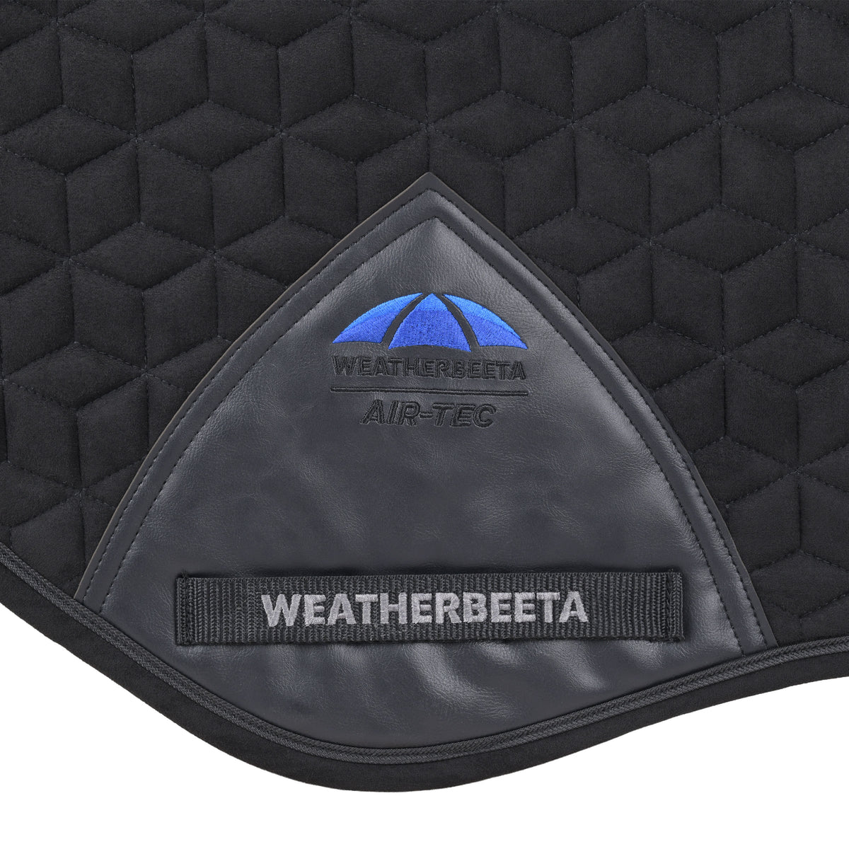 Weatherbeeta Suede Elite Air-Tec Jump Saddle Pad - Black Girth