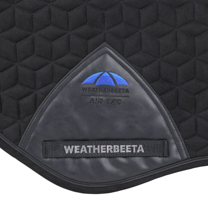 Weatherbeeta Suede Elite Air-Tec Jump Saddle Pad - Black Girth
