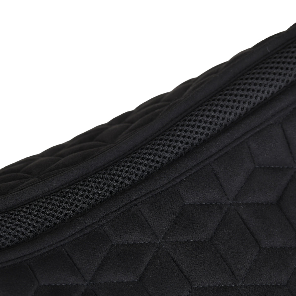 Weatherbeeta Suede Elite Air-Tec Jump Saddle Pad - Black Spine