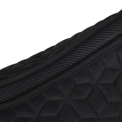 Weatherbeeta Suede Elite Air-Tec Jump Saddle Pad - Black Spine